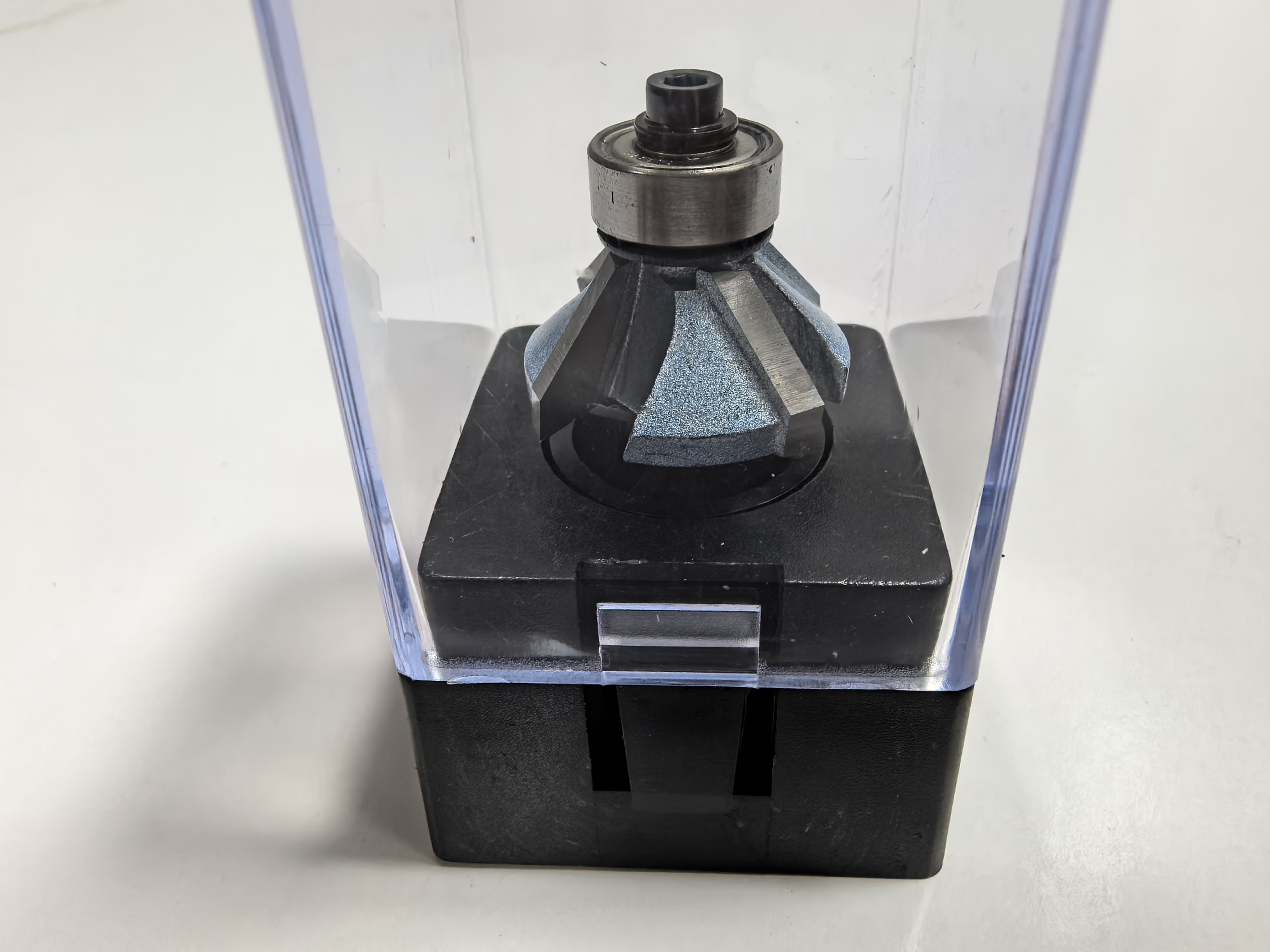 bit router pengerjaan kayu (bit trim bevel 4 seruling)