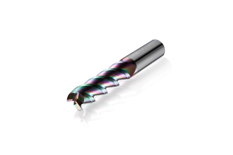 DLC Dilapisi 3 Seruling Aluminium Milling Cutter