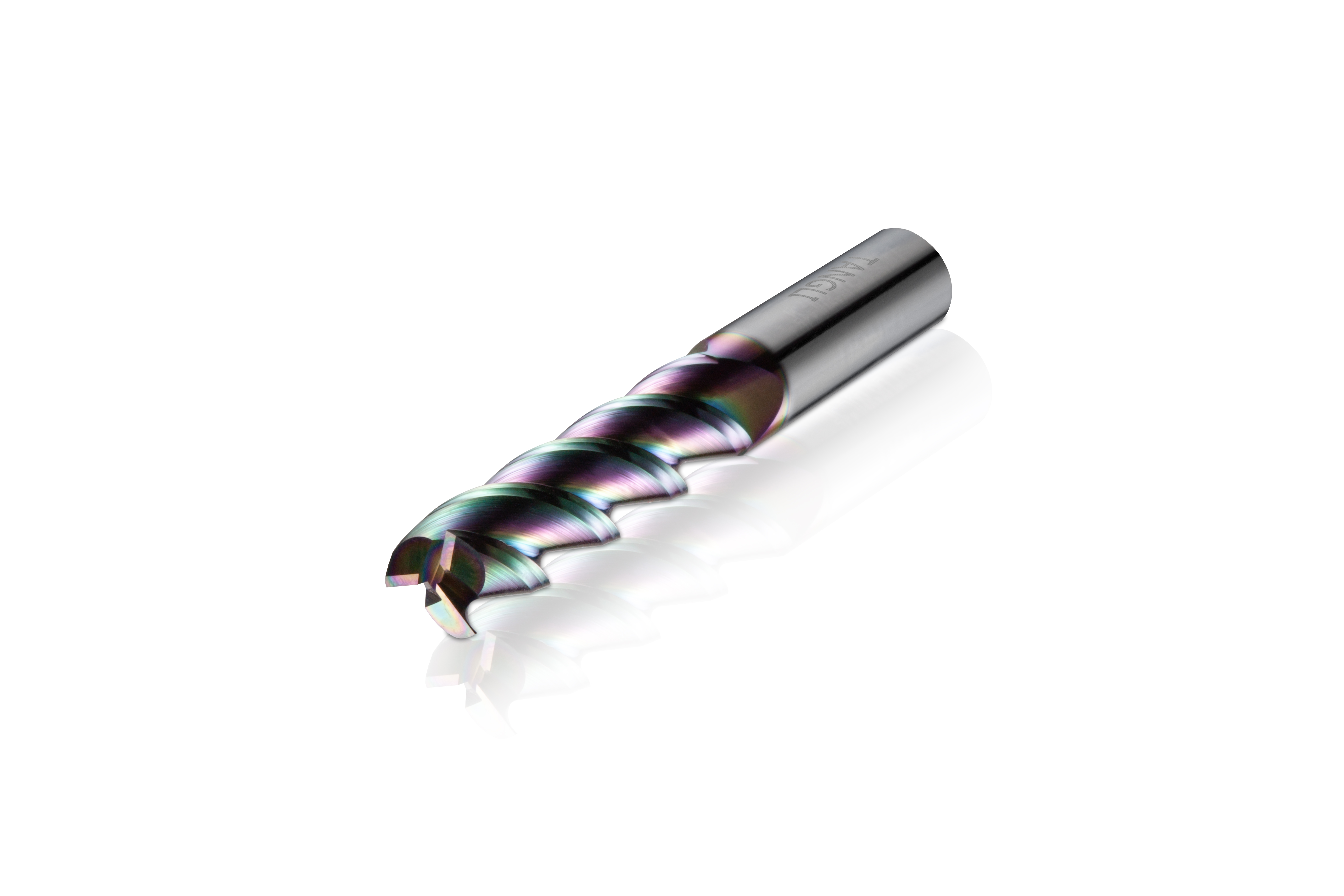 DLC Dilapisi 3 Seruling Aluminium Milling Cutter