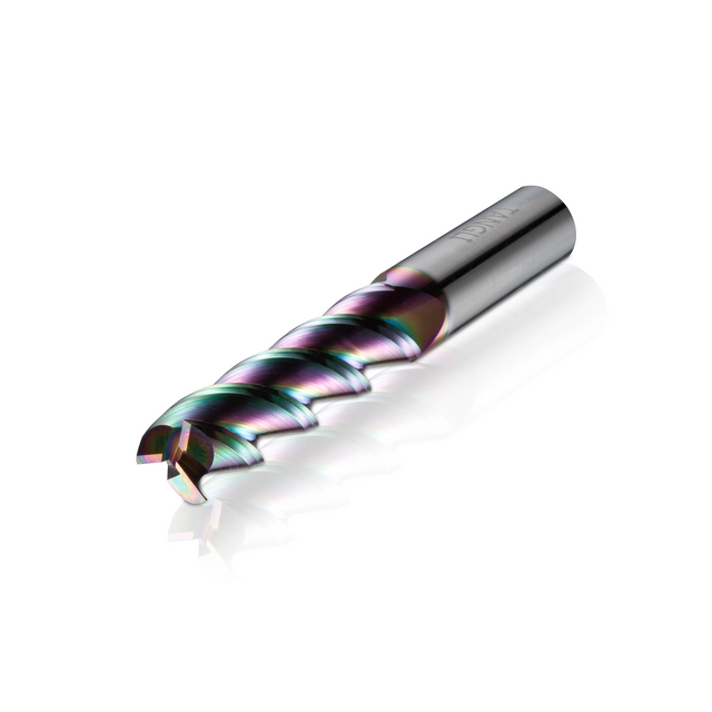 DLC Dilapisi 3 Seruling Aluminium Milling Cutter
